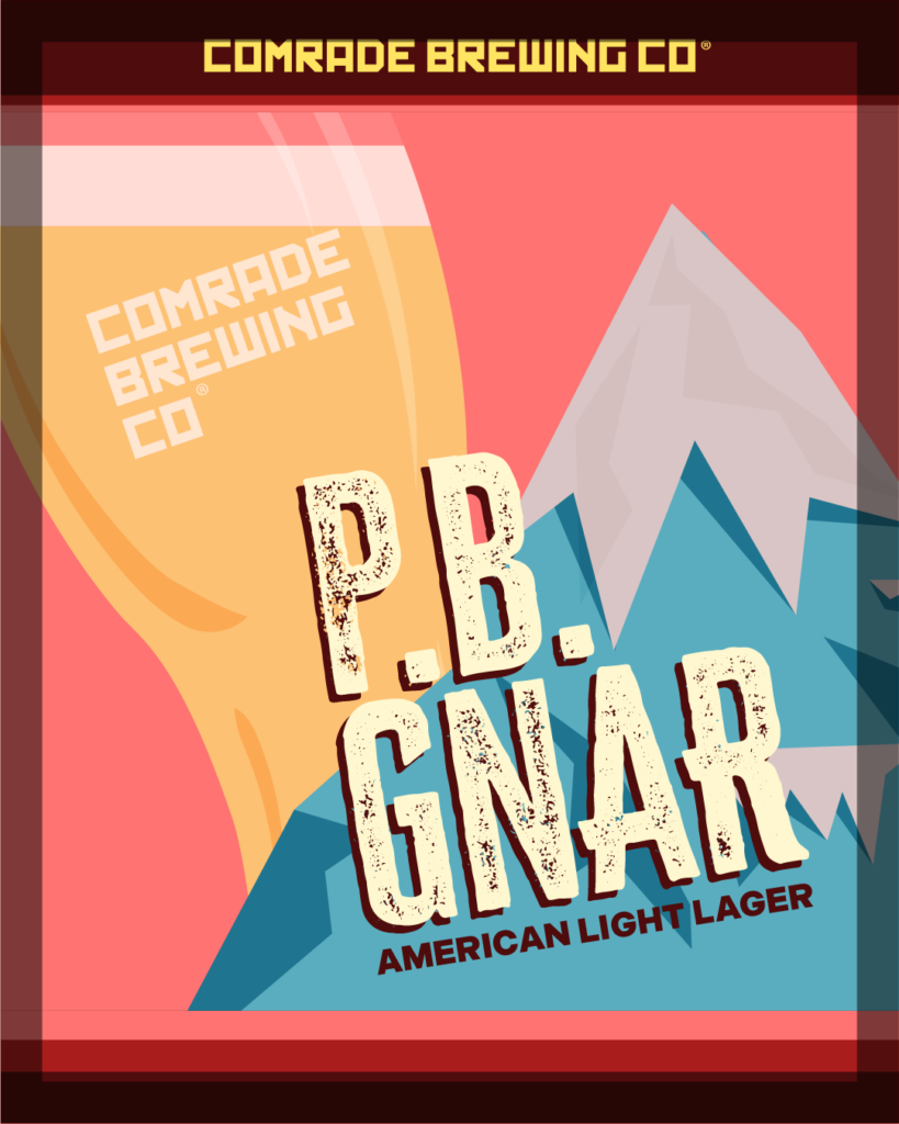 Comrade Brewing Co. P.B. GNAR American Light Lager